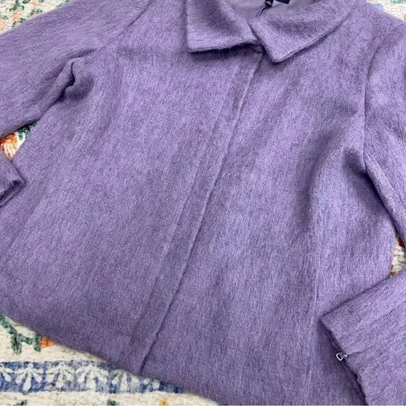 Talbots Purple Women's Blazer - Picture 2 of 9